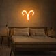Widder Sternzeichen Symbol LED-Neonschild Schlafzimmer