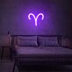 Widder Sternzeichen Symbol LED-Neonschild Schlafzimmer