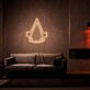 Assassinen-Emblem LED-Neonschild Wohnzimmer Gamingzimmer