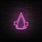 Assassinen-Emblem LED-Neonschild Wohnzimmer Gamingzimmer