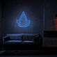 Assassinen-Emblem LED-Neonschild Wohnzimmer Gamingzimmer