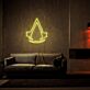 Assassinen-Emblem LED-Neonschild Wohnzimmer Gamingzimmer