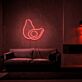 Avocado LED-Neonschild für Wohnzimmer Küche