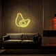 Avocado LED-Neonschild für Wohnzimmer Küche