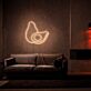 Avocado LED-Neonschild für Wohnzimmer Küche