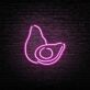 Avocado LED-Neonschild für Wohnzimmer Küche