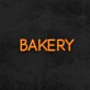 BAKERY LED Neonschild für Bäckerei und Ladenfront