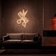 Schere und Kamm LED-Neonschild für Friseursalon