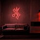 Schere und Kamm LED-Neonschild für Friseursalon