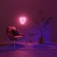 Herzform LED-Neonschild Wohnzimmer Schlafzimmer