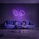 Hasenohren LED-Neonschild Wohnzimmer Schlafzimmer