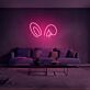 Hasenohren LED-Neonschild Wohnzimmer Schlafzimmer