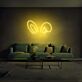 Hasenohren LED-Neonschild Wohnzimmer Schlafzimmer