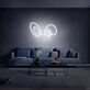 Hasenohren LED-Neonschild Wohnzimmer Schlafzimmer