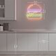 Hamburger LED-Neonschild für Restaurant Imbiss