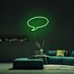 Sprechblase LED-Neonschild Wohnzimmer Lounge