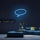 Sprechblase LED-Neonschild Wohnzimmer Lounge