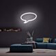 Sprechblase LED-Neonschild Wohnzimmer Lounge