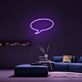 Sprechblase LED-Neonschild Wohnzimmer Lounge