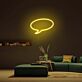 Sprechblase LED-Neonschild Wohnzimmer Lounge