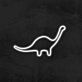 Dinosaurier LED-Neonschild für Kinderzimmer Wohnzimmer