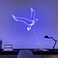 fliegender Adler LED-Neonschild für Wohnzimmer Büro