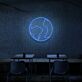 Erdkugel Kontur LED-Neonschild für Café oder Wohnzimmer