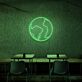 Erdkugel Kontur LED-Neonschild für Café oder Wohnzimmer