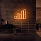 Equalizer-Balken als LED-Neonschild