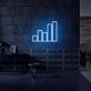 Equalizer-Balken als LED-Neonschild