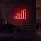 Equalizer-Balken als LED-Neonschild