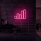 Equalizer-Balken als LED-Neonschild