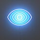 Auge LED Neon Schild Wanddekoration