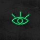 offenes Auge Symbol LED-Neonschild Wohnzimmer Studio