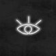 offenes Auge Symbol LED-Neonschild Wohnzimmer Studio