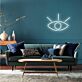 offenes Auge Symbol LED-Neonschild Wohnzimmer Studio