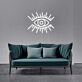 Auge mit Strahlen LED-Neonschild Wohnzimmer Studio
