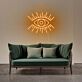 Auge mit Strahlen LED-Neonschild Wohnzimmer Studio