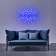 Auge mit Strahlen LED-Neonschild Wohnzimmer Studio