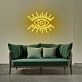 Auge mit Strahlen LED-Neonschild Wohnzimmer Studio
