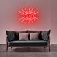 Auge mit Strahlen LED-Neonschild Wohnzimmer Studio
