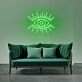 Auge mit Strahlen LED-Neonschild Wohnzimmer Studio