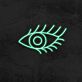 Auge mit Wimpern LED-Neonschild Wohnzimmer Studio