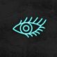 Auge mit Wimpern LED-Neonschild Wohnzimmer Studio
