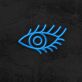 Auge mit Wimpern LED-Neonschild Wohnzimmer Studio