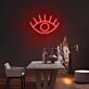 Auge Symbol LED-Neonschild Wohnzimmer Arbeitszimmer