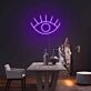 Auge Symbol LED-Neonschild Wohnzimmer Arbeitszimmer