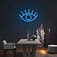 Auge Symbol LED-Neonschild Wohnzimmer Arbeitszimmer