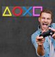 Spielcontroller Tasten Symbole LED-Neonschild für Gamingzimmer und Wohnzimmer