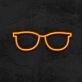 Brille LED-Neonschild für Wohnzimmer und Optikgeschäft